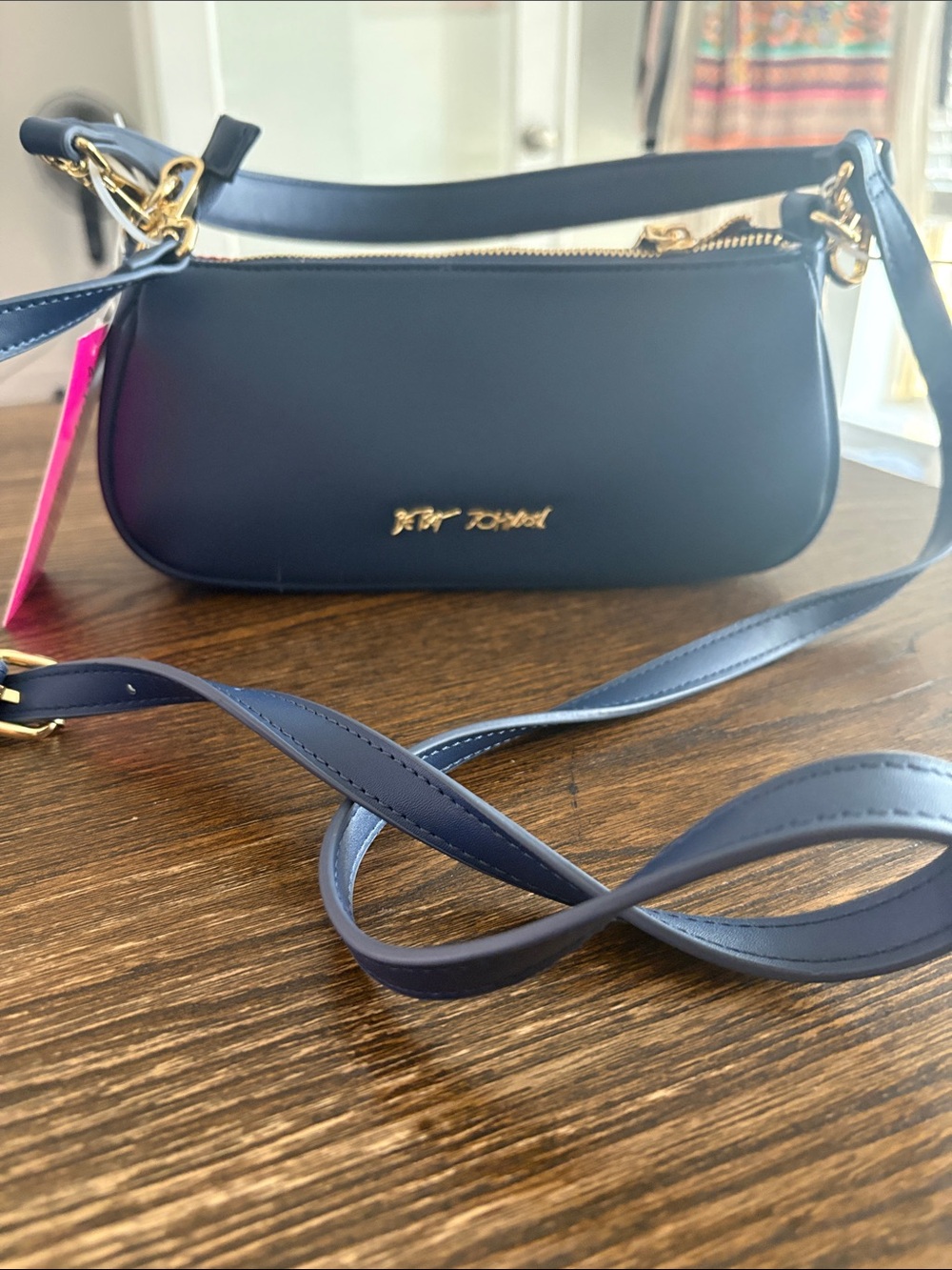 Betsey Johnson NWT American flag Red, White & Blue Crossbody/Shoulder Bag - Picture 5 of 7
